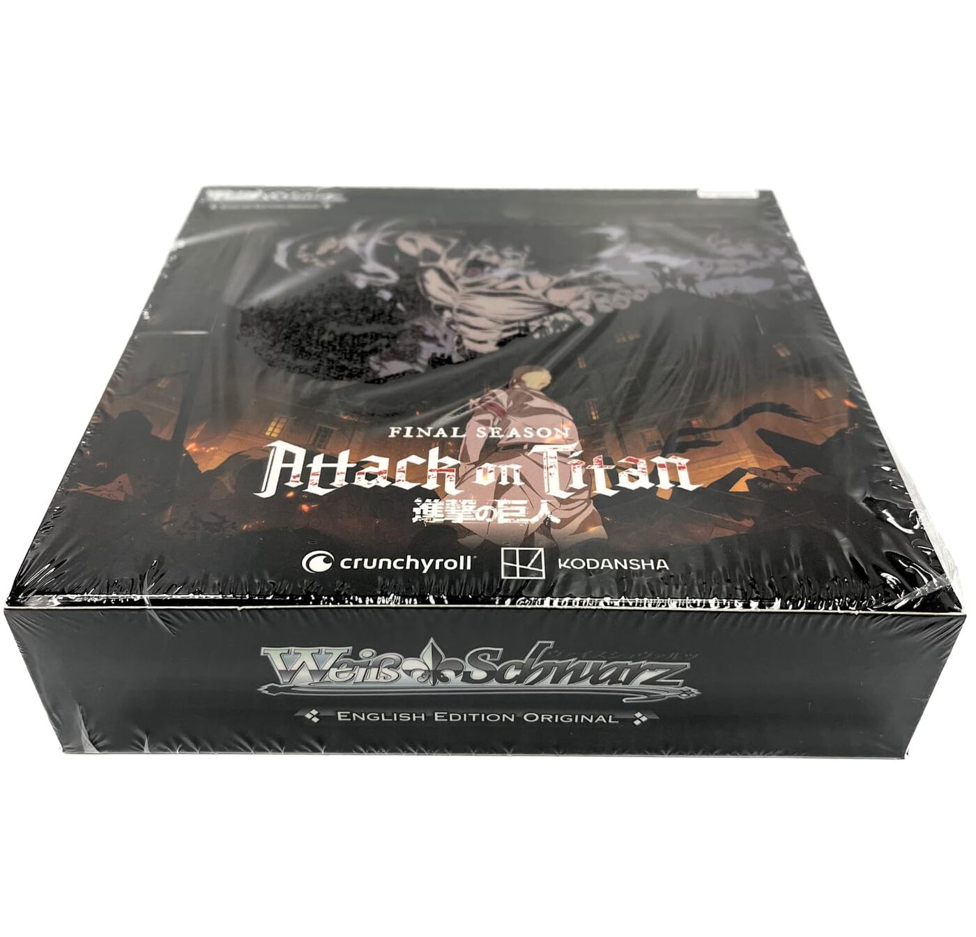 weiss schwarz attack on titan vol 2 booster box including 23 parallels Weiss Schwarz Attack On Titan